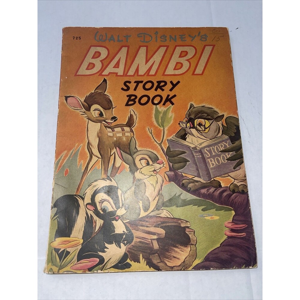 "Walt Disney's BAMBI Story Book" #725 (1942) Whitman Publishing Company Cc5